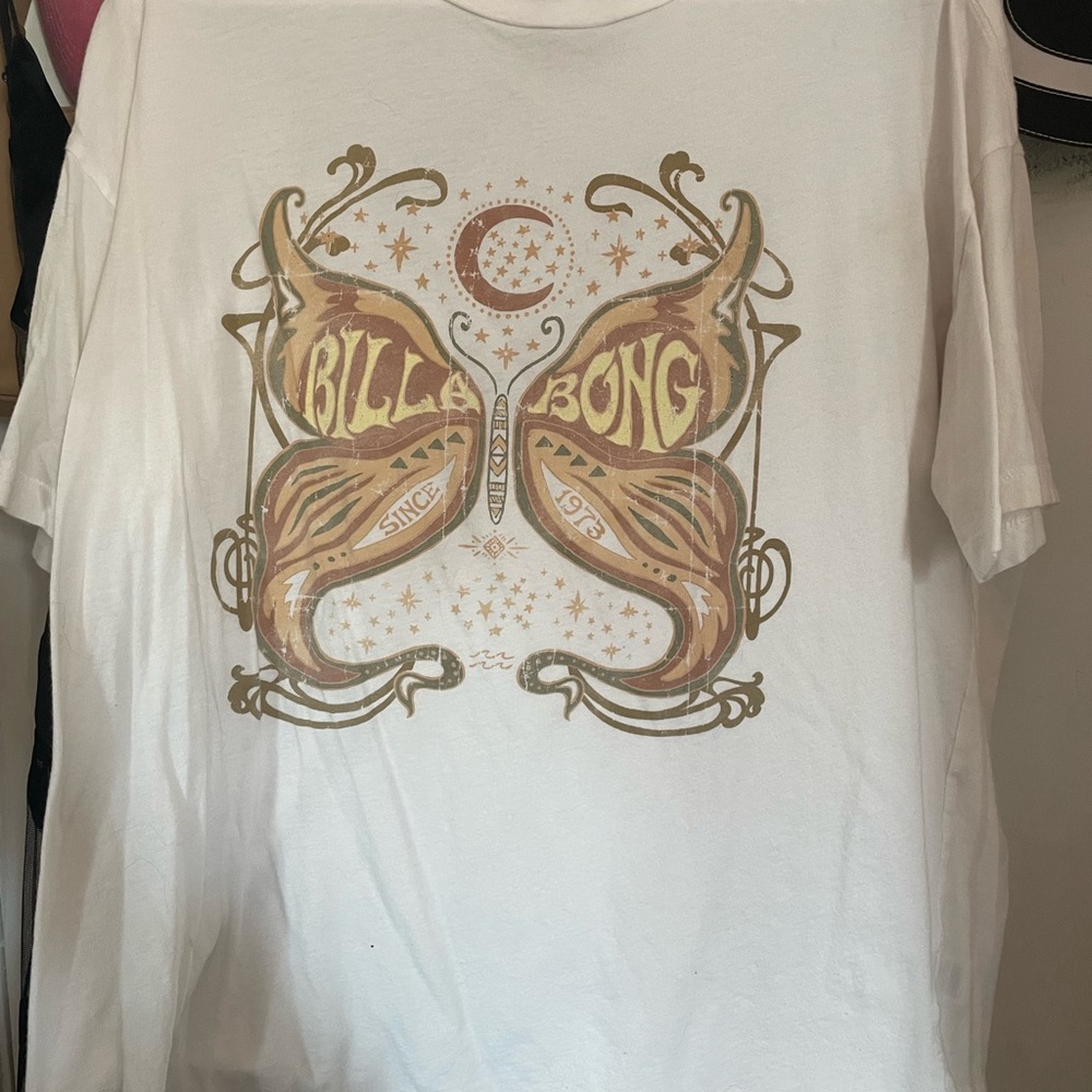 white billabong tee-shirt woman’s small
